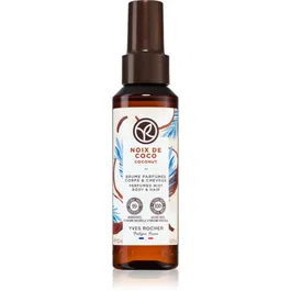 Yves Rocher Bain de Nature spray parfumat pentru corp și păr pentru femei Coconut 100 ml