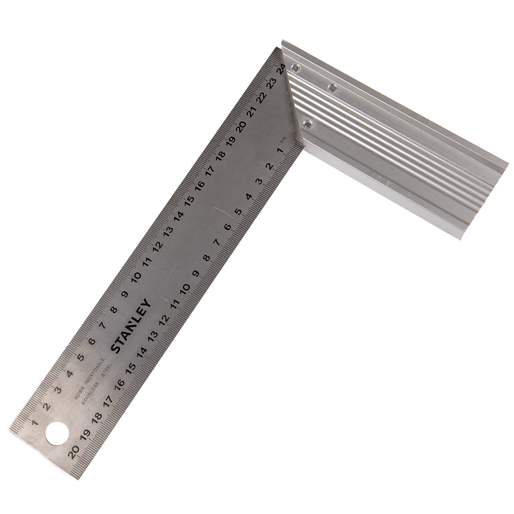 Echer pentru dulgherie, aluminiu extrudat, 250 x 140 mm