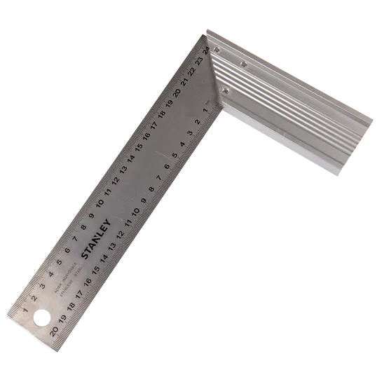 Echer pentru dulgherie, aluminiu extrudat, 250 x 140 mm