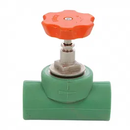 Robinet de trecere PPR Hausterm, cu sertar, verde, 25 mm