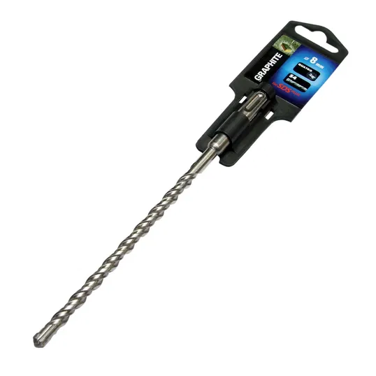 Burghiu Graphite S4 tip Quarto, SDS-Plus, pentru beton, 8x210 mm