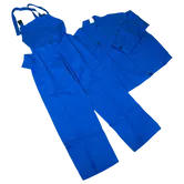 Costum salopeta cu pieptar Mex, 100% bumbac sanforizat, marimea 52, bleumarin