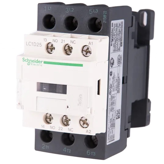 Contactor TeSys D, Schneider LC1D25P5, 3P 25A, AC-440V - aux 1NO+1NC - 230V