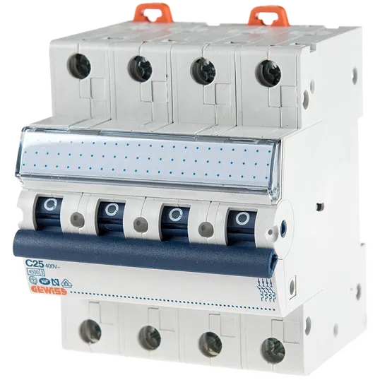 Intrerupator automat Gewiss GW92190, 4P, 25A