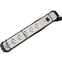 Prelungitor 6 prize, 16A, cu interupator si protectie, 250 V