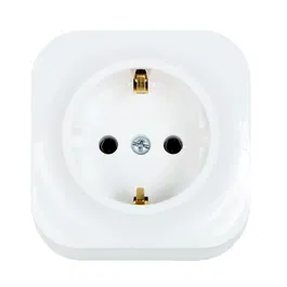 Priza 2P+T Forix, Legrand 782411, alb, montaj aplicat