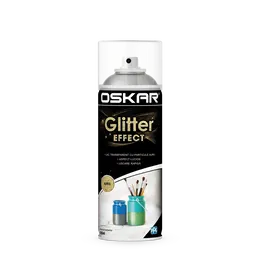 Vopsea spray Oskar Glitter Effect, auriu, lucios, interior/exterior, 400 ml