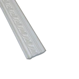 Bagheta decorativa DP152, alb, polistiren EPS, 2 m