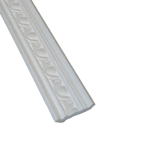 Bagheta decorativa DP152, alb, polistiren EPS, 2 m
