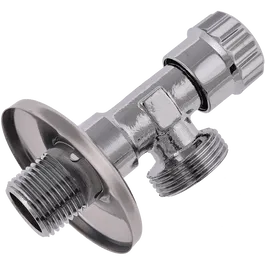 Robinet coltar EKO, filet exterior - interior, alama, crom, 1/2'', 3/4''