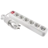 Prelungitor cu protectie copii si intrerupator Schuko MGP633, 6 prize, 3 m