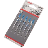 Set cinci panze pentru ferastrau vertical pentru metal, Bosch T118EOF, 83 mm, 1,5 mm