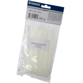 Colier PVC Anco, 3.5 x 150 mm, alb, 100 bucati