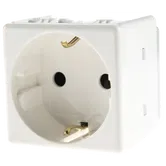 Priza simpla Gewiss GW20265, 2P+E, max. 4500W, alb