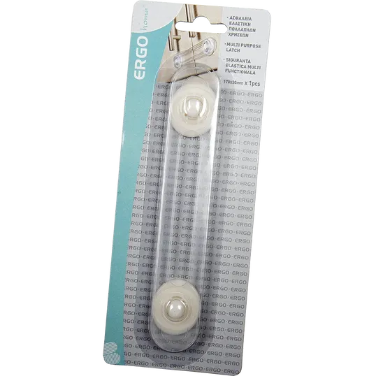 Siguranta elastica multifunctionala, pentru protectia copiilor, transparenta, 170 x 30 mm