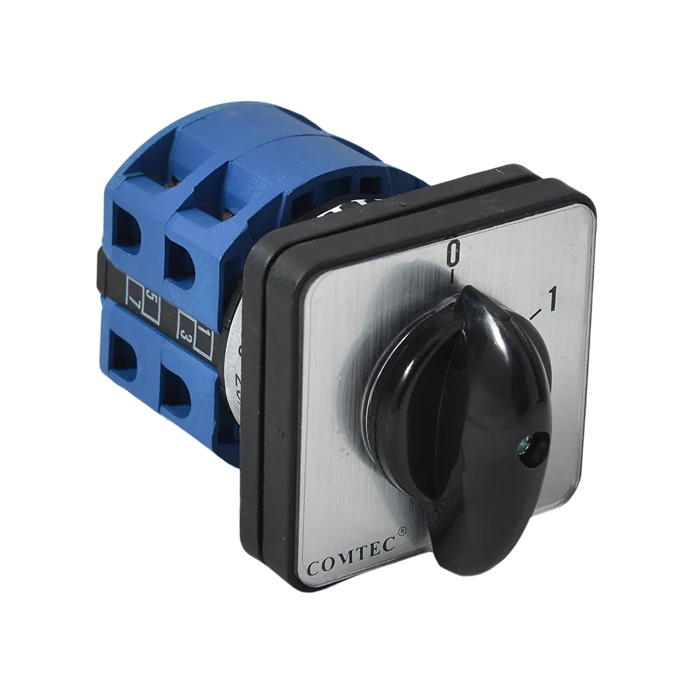 Comutator cu came, Comtec MF0002-11130, 2P, pozitie 0-1, 25A
