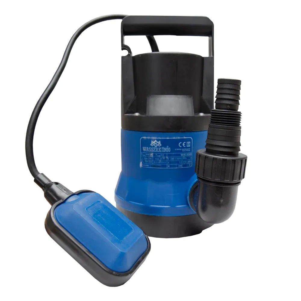 Pompa submersibila ape curate Wasserkonig, 250W, 92 l/min, H refulare 6 m, particule 5 mm