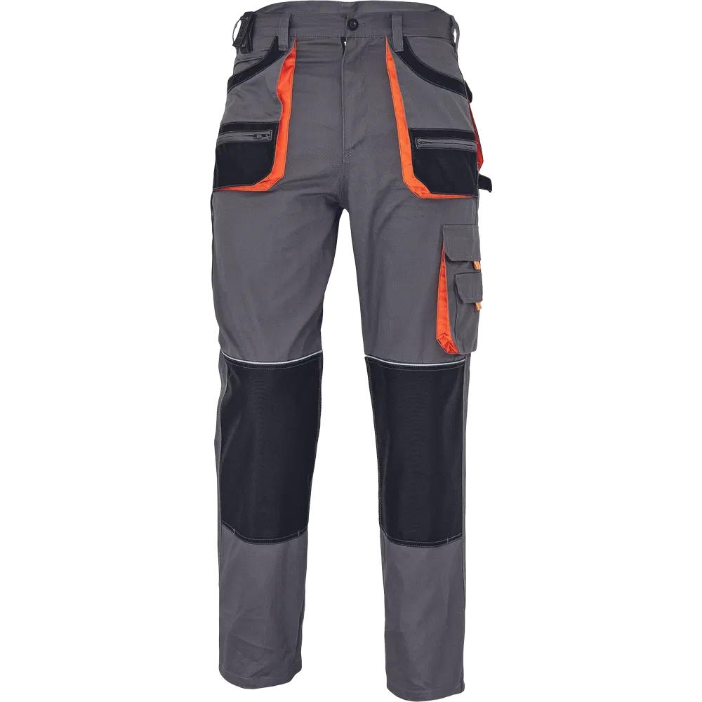 Pantaloni protectie Cerva FF CARL BE-01-003, bumbac si poliester, gri, marimea 52