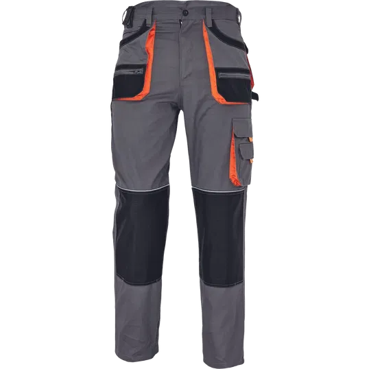 Pantaloni protectie Cerva FF CARL BE-01-003, bumbac si poliester, gri, marimea 52