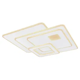 Plafoniera Globo Rabea, metal, LED, cu telecomanda, 75 W, alb, 55.8 cm