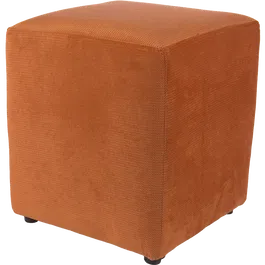 Taburet Cube tapiterie stofa caramiziu K3 45 x 37 x 37 cm