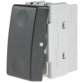 Intrerupator System, Gewiss GW21571, 1M, negru