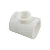 Teu redus PPR 63 mm Supratherm, 40 x 63 mm, filet interior, alb
