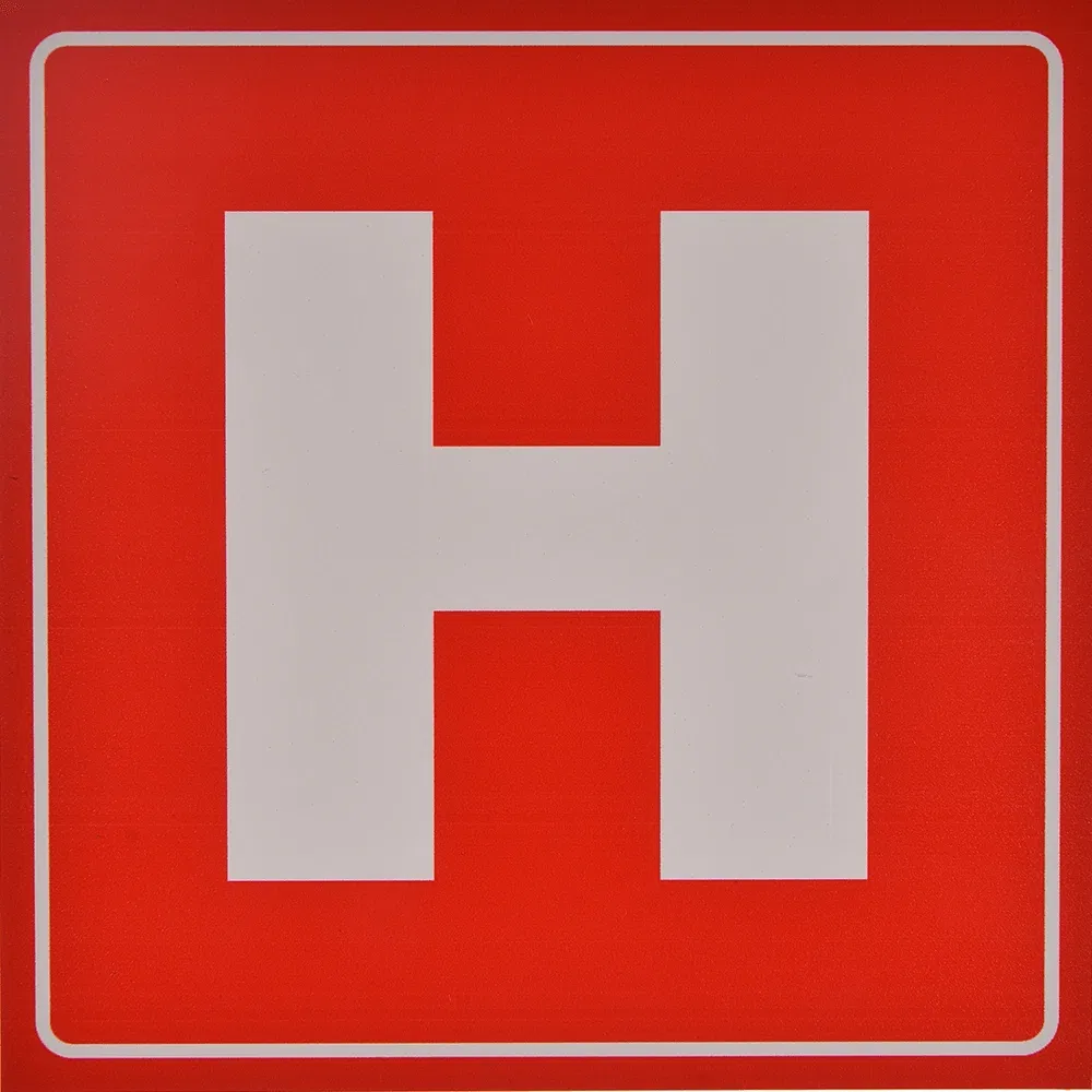 Semn Hidrant, PVC, 15 x 15 cm
