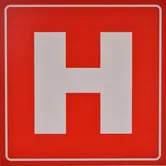 Semn Hidrant, PVC, 15 x 15 cm