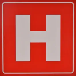 Semn Hidrant, PVC, 15 x 15 cm