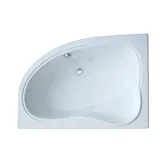 Cada de baie Fibrex Cristal, acril, alb, de dreapta, 1490 x 1000 x 400 mm