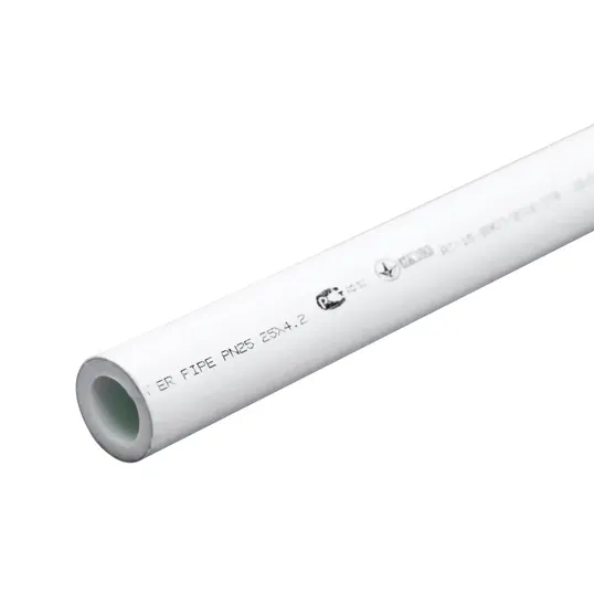 Teava PPR Vesbo, insertie aluminiu, DN 25 mm, lungime 4m, PN 25 bar, alb