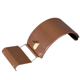 Imbinare jgheab, metalica, 125 mm, maro RAL 8017