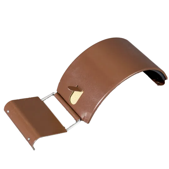 Imbinare jgheab, metalica, 125 mm, maro RAL 8017
