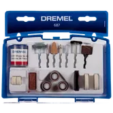 Set accesorii Dremel 687, pentru curatare si slefuire