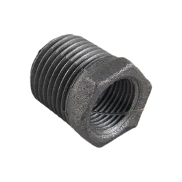 Reductie, fonta zincata, negru, filet exterior-interior, 1/2 -3/8 inch