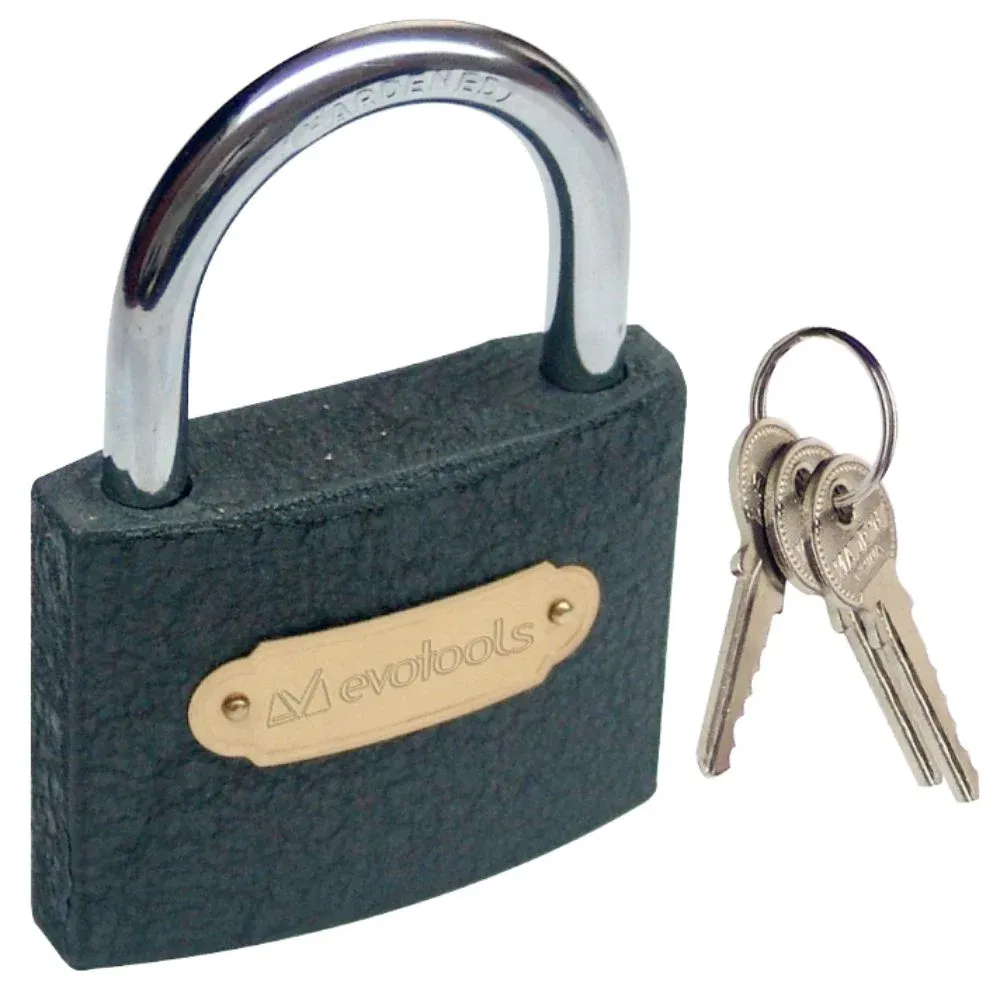 Lacat otel Evotools, 75 mm, 3 chei