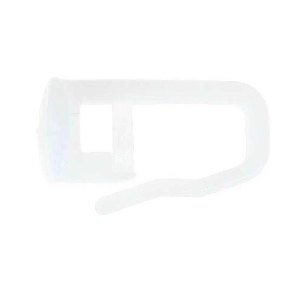 Set accesorii pentru sina perdea sau draperie, plastic, alb, 2 m