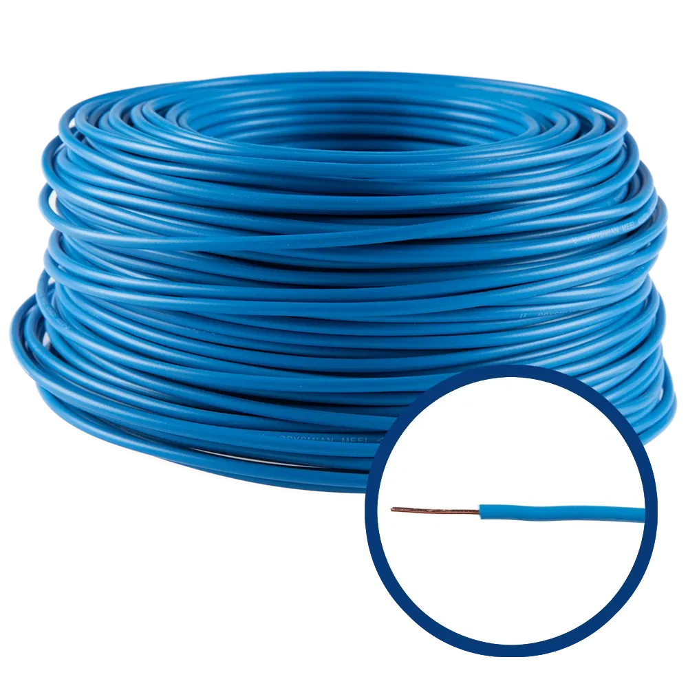 Cablu electric FY/ H07V-U 1,5 mm albastru