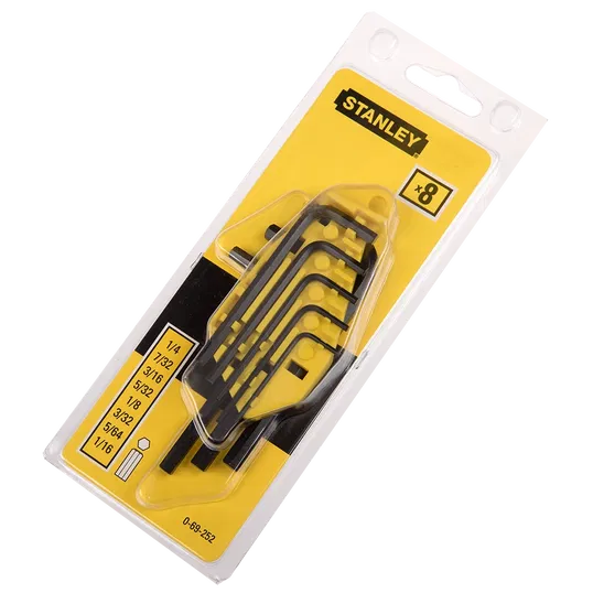 Set chei imbus Stanley 0-69-252, 1/16-1/4, 8 piese