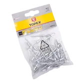 Nituri pop, aluminiu, Topex, 4 x 8 mm, 50 bucati