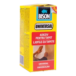 Adeziv pentru tapet universal Bison, alb, 150 g