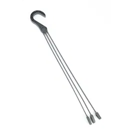 Agatator cu 3 brate, compatibil cu ghivece Stella, platic, antracit, 45.2 cm