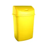 Cos gunoi batant Inaplast Lotus, galben, 35 l