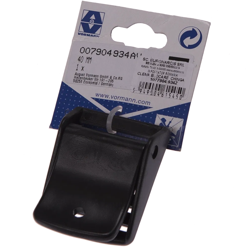 Clema blocare chinga, plastic, 40 mm