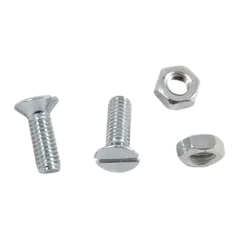 Suruburi cu piulite, otel, 4 x 12 mm, 20 buc