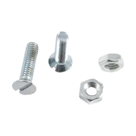 Suruburi cu piulite, otel zincat, M4 x 16 mm, 20 buc