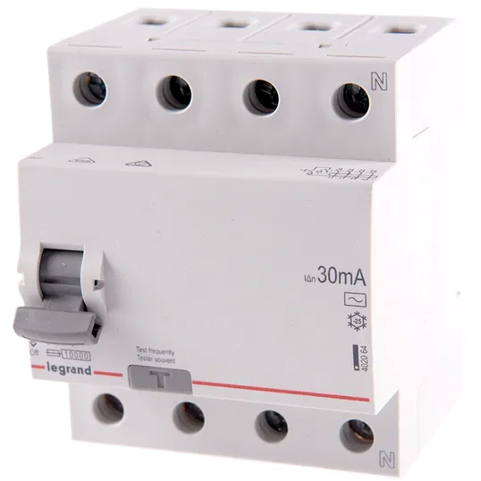 Intrerupator diferential RX3 Legrand 402064, 4P, 63A, 30mA