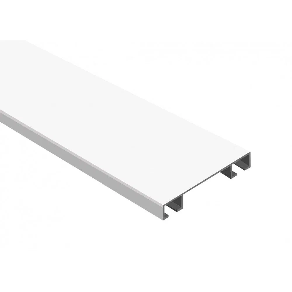 Sina perdea sau draperie pentru tavan, aluminiu, alb, 250 cm