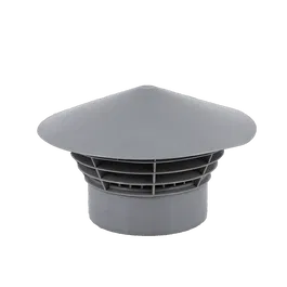 Caciula ventilatie Valrom, pp, gri, diametru 110 mm